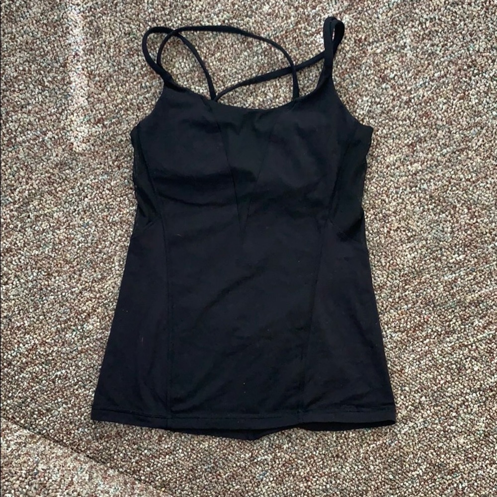 Lululemon mesh strappy tank size 6
